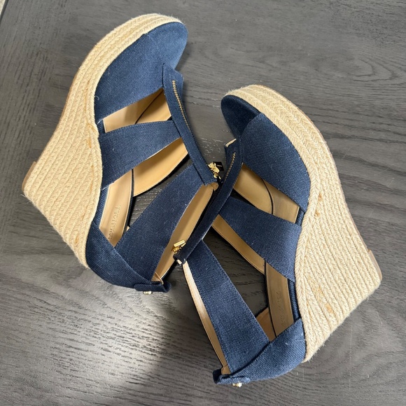 Michael Kors Damita Platform Wedge Sandals Size 10 M - Picture 6 of 10